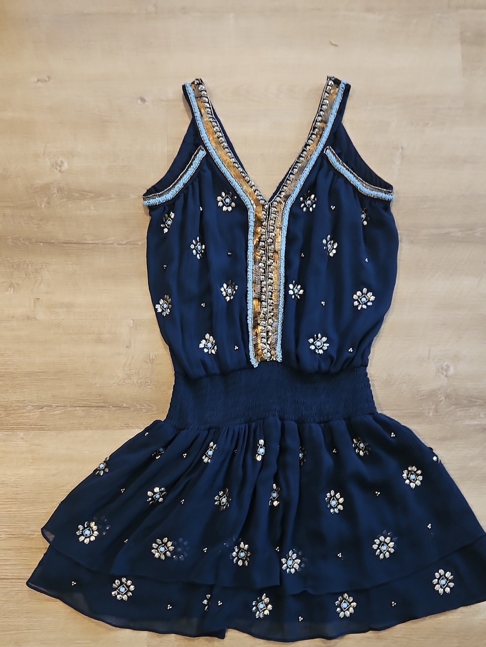 Ramy Brook Beaded Dress Size Med.